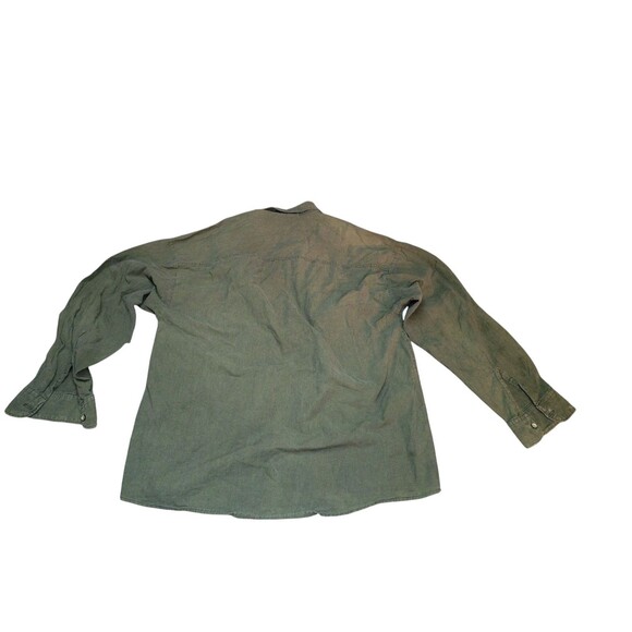 Bon Homme Button Up Shirt In Green - Picture 4 of 4